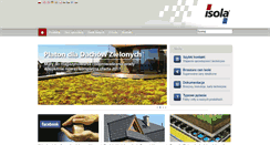 Desktop Screenshot of isola.pl